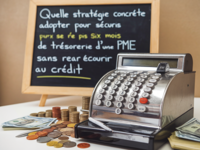 Quelle stratégie concrète adopter pour sécuriser six mois de trésorerie d'une pme sans recourir au crédit