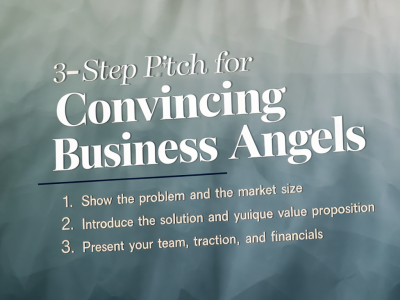 Comment convaincre un investisseur business angel en 10 minutes : le pitch de 3 slides qui marche